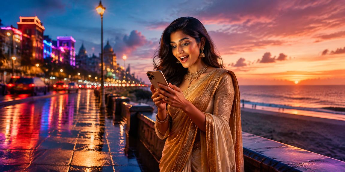Neon lights casino entertainment by Chennai Marina Beach