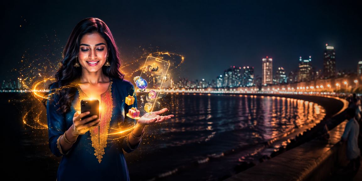 Mumbai Marine Drive lottery and gaming atmosphere
